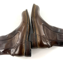 Load image into Gallery viewer, Boots Tige Haute Zippé Intérieur en Cuir Loden Dégradé
