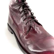 Charger l&#39;image dans la galerie, Chaussure Lacets Montante Zippé Intérieur en Cuir Mosto Veiné
