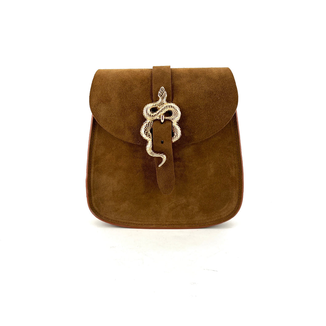 Sac le SAB BARBIER en Velours Tobacco