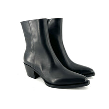 Charger l'image dans la galerie, Boots Tiag Talon Trotteur en Cuir Noir

