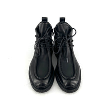 Charger l&#39;image dans la galerie, Derby Semi-Monatant &quot;Esprit Paraboot&quot; Semelle Crêpe en Cuir Ultra-Souple Noir
