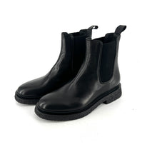 Charger l&#39;image dans la galerie, Chelsea Boots en Cuir Ultra Souple Noir et Semelle Crêpe
