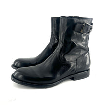 Load image into Gallery viewer, Boots Zippé Intérieur en Cuir Noir

