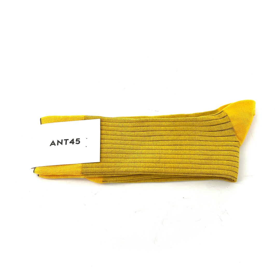 Chaussettes Côtelées Jaune