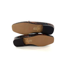 Load image into Gallery viewer, Ballerine ROXANE en Cuir Imprimé Python Camel
