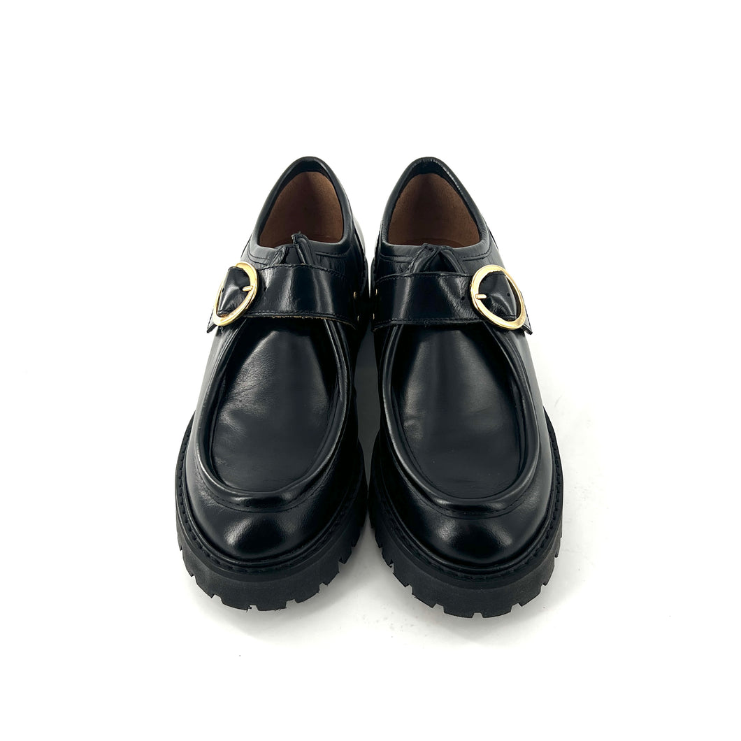 Derby DOLORES en Cuir Noir