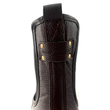 Load image into Gallery viewer, Chelsea Boots CASSIE en Cuir Grainé Marron
