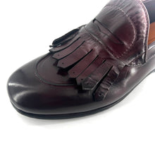 Load image into Gallery viewer, Mocassin Frangé en Cuir Mosto
