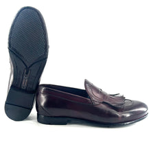 Load image into Gallery viewer, Mocassin Frangé en Cuir Mosto
