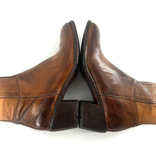 Charger l&#39;image dans la galerie, Botte Talon Trotteur en Cuir et Cuir Stretch Sughero
