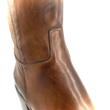 Charger l&#39;image dans la galerie, Botte Talon Trotteur en Cuir et Cuir Stretch Sughero
