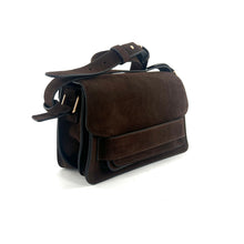 Load image into Gallery viewer, Sac DAY FIVE M en Suede Chocolat
