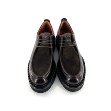 Load image into Gallery viewer, Derby Esprit &quot;Paraboot&quot; en Cuir et Daim Chocolat
