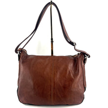 Charger l'image dans la galerie, Sac ROBIN en Cuir et Toile Caramel
