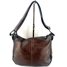 Charger l'image dans la galerie, Sac ROBIN en Cuir et Toile Cacao
