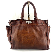Load image into Gallery viewer, Sac GLAMOUR en Cuir Caramel
