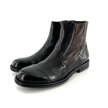 Load image into Gallery viewer, Boots Zippé Intérieur en Cuir Cognac Veiné
