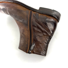 Charger l'image dans la galerie, Boots Zippé Intérieur en Cuir Corteccia
