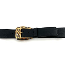 Charger l'image dans la galerie, Ceinture LA GRANDE MADJO en Cuir Noir
