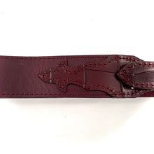 Charger l'image dans la galerie, Ceinture LA BOSTON en Cuir Bordeaux
