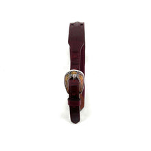 Charger l'image dans la galerie, Ceinture LA BOSTON en Cuir Bordeaux
