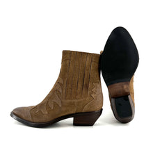 Load image into Gallery viewer, Boots Tiag Élastiqué en Daim Taupe
