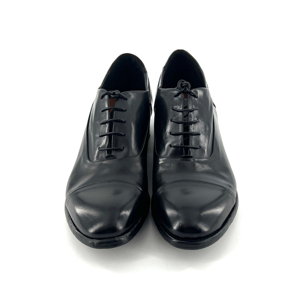 Richelieu en Cuir Noir