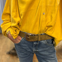 Charger l'image dans la galerie, Ceinture LA GRANDE MADJO en Velours Tobacco
