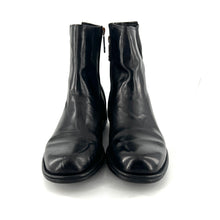 Load image into Gallery viewer, Boots Zippé Intérieur en Cuir Noir
