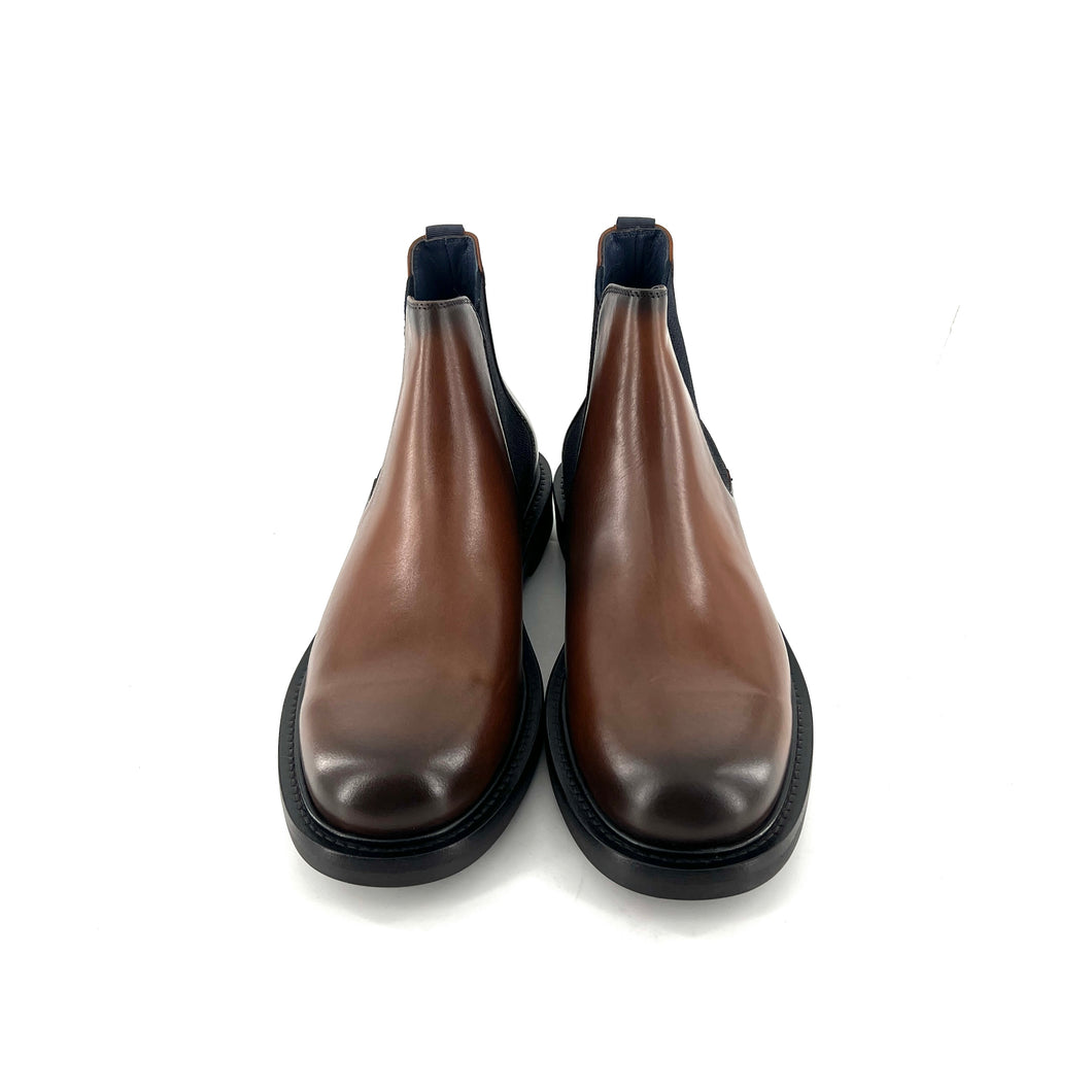 Chelsea Boots en Cuir Camel
