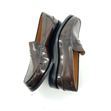 Load image into Gallery viewer, Mocassin en Cuir Glacé Marron Foncé
