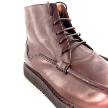 Charger l&#39;image dans la galerie, Chaussure Lacets Montante Semelle Vibram en Cuir Camel
