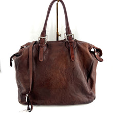 Load image into Gallery viewer, Sac PLAZA en Cuir Rusty Brown
