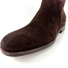 Charger l&#39;image dans la galerie, Boots Zippé Intérieur en Daim Marron Foncé

