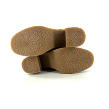 Load image into Gallery viewer, Boots Élastiqué Talon Trotteur Semelle Crêpe en Cuir Noir
