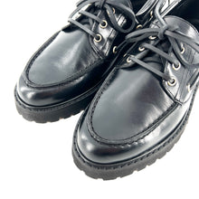 Charger l'image dans la galerie, Mocassin HENRIETTE Semelle Crantée et Cuir Noir
