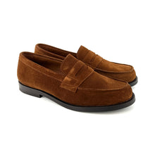 Load image into Gallery viewer, Mocassin en Daim Cognac
