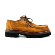 Charger l'image dans la galerie, Derby Semelle Crantée Esprit Paraboot en Daim Whisky
