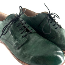 Load image into Gallery viewer, Derby en Cuir Ultra Souple Vert
