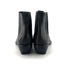 Load image into Gallery viewer, Boots Tiag Élastiquée en Cuir Noir
