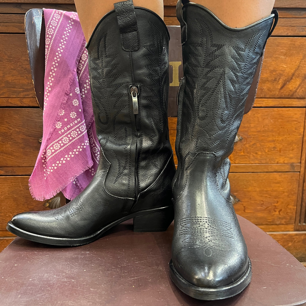 Botte Tiag en Cuir Noir