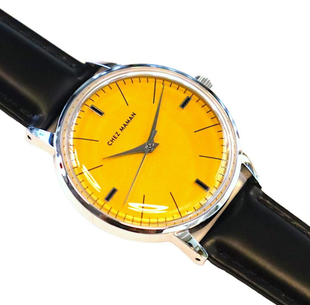 Montre TERTIO Yellow Black