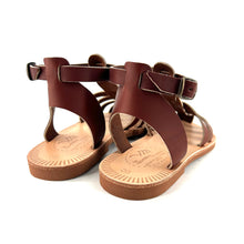 Charger l'image dans la galerie, Sandale Méduse JANA en Cuir Tannage Végétal Camel
