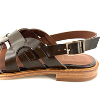 Charger l'image dans la galerie, Sandale en Cuir Olive
