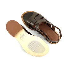 Charger l'image dans la galerie, Sandale en Cuir Olive
