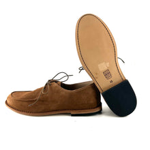 Charger l'image dans la galerie, Chaussure Lacets en Daim Caramel
