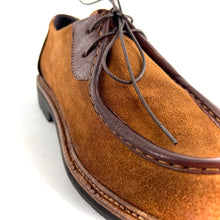 Charger l&#39;image dans la galerie, Derby &quot;Esprit Paraboot&quot; en Daim et Cuir Cognac
