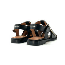 Load image into Gallery viewer, Sandale ROSILDA en Cuir Noir

