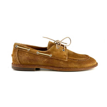 Load image into Gallery viewer, Derby "Chaussure Bateau" en Daim Sable

