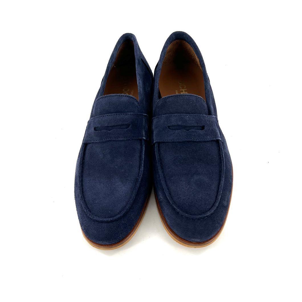 Mocassin SMART MOC en Suede Midnight Blue